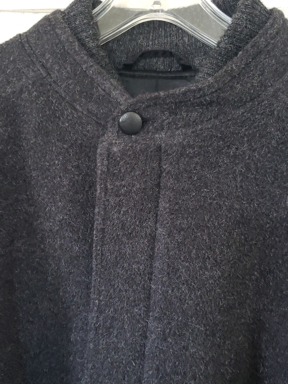 Peruvian Connection Charcol Gray Mens  Lined Jacket M - Picture 2 of 9